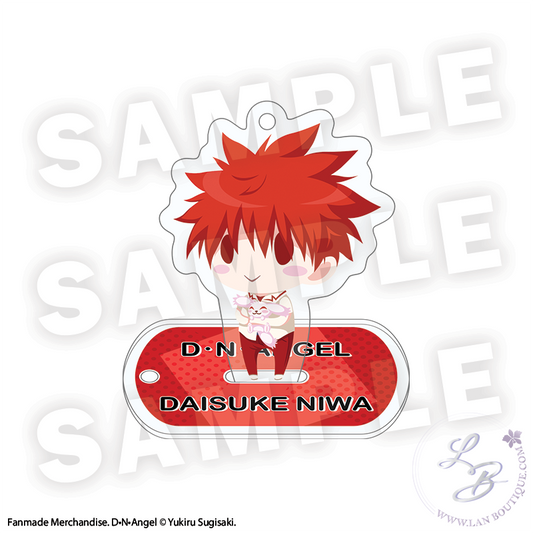 DNAngel Chibi Series Acrylic Stand Keychains Vol.1 Main Characters Edition Fan Merchandise