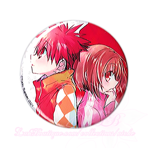 DNAngel Exhibition Monochrome Can Badges Version 1