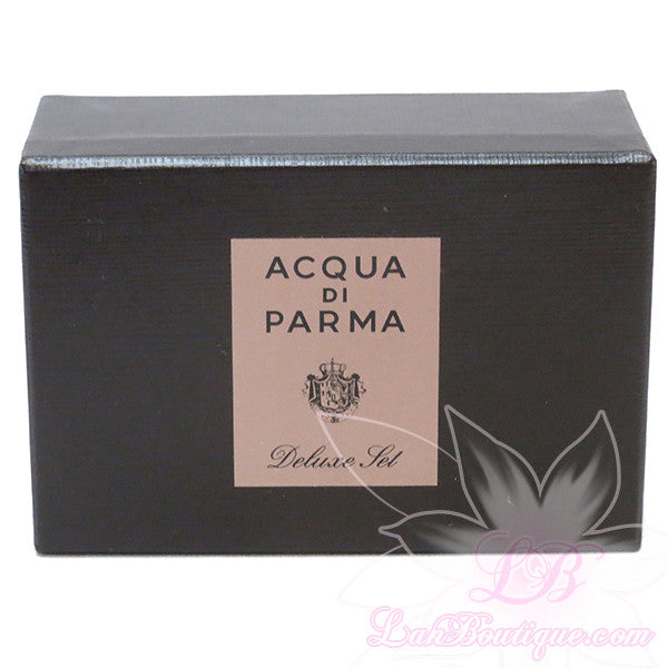 Acqua Di Parma Colonia: Ambra, Leather, Oud - 3pcs deluxe trio mini giftset