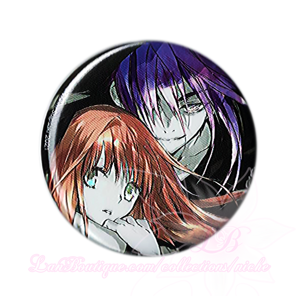 DNAngel Exhibition Monochrome Can Badges Version 1