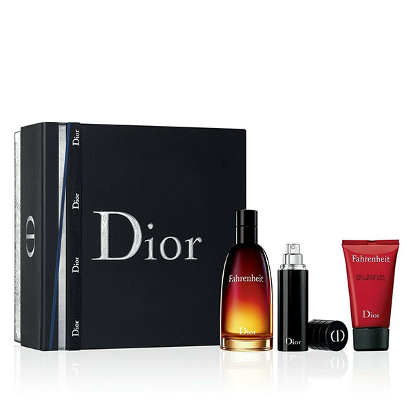 Fahrenheit by Christian Dior giftset - 100ml EDT, 50ml SG and mini
