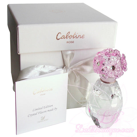 Cabotine Rose by Parfums Grès Limited Edition Swarovski®Crystal Flacon - 15ml / 0.5oz. Parfum Classic