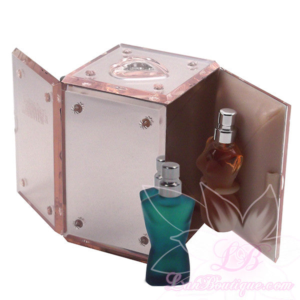 Jean Paul Gaultier Classique & Le Male – 3,5ml / 0.11 fl.oz. – mirror wardrobe giftset
