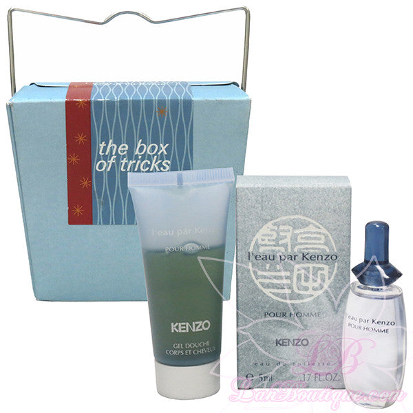 L'eau Par Kenzo Pour Homme 2pcs mini giftset - 5ml EDT & 20ml Gel Douche