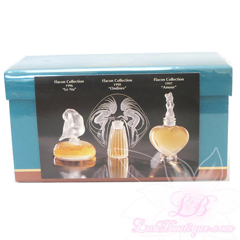 Lalique The Ultimate Collection (1996, 1997, 1998) mini giftset - 3pcs x 4,5ml parfum