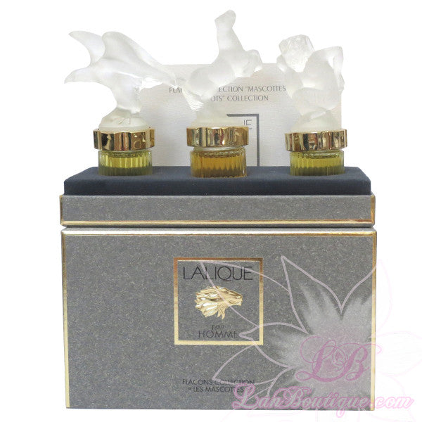 Lalique Les Mascottes (2001, 2002, 2003) mini collection giftset - 3pcs x 5ml EDP