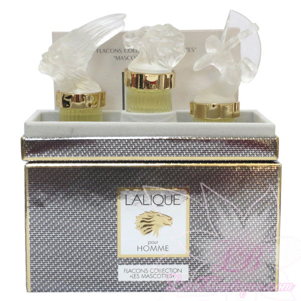 Lalique Les Mascottes (1998, 1999, 2000) mini collection giftset - 3pcs x 5ml EDP