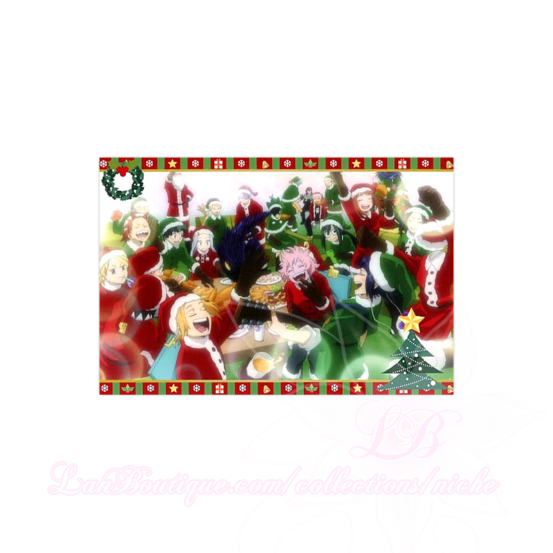 My Hero Academia Merry! Christmas! Fair in Animate Limited Edition Postcards