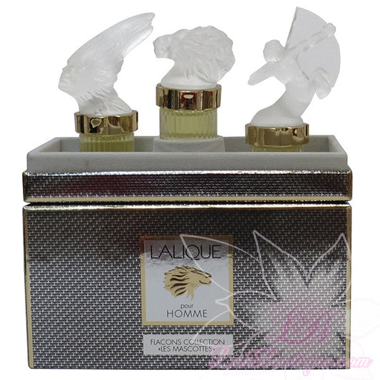 Lalique Les Mascottes (1998, 1999, 2000) mini collection giftset - 3pcs x 5ml EDP