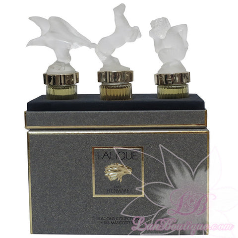 Lalique Les Mascottes (2001, 2002, 2003) mini collection giftset - 3pcs x 5ml EDP