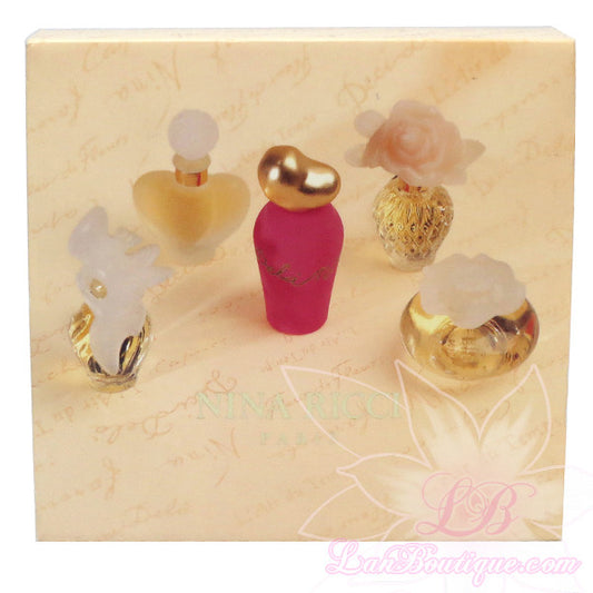 Nina Ricci 5pcs mini giftset: L'air Du Temp, Farouche, Deci Dela, Capricci, Fleur de Fleurs