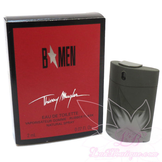 B*Men by Thierry Mugler - 2ml / 0.07fl.oz. EDT Rubber Flask
