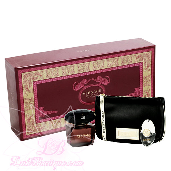 Crystal Noir by Versace - 3pcs giftset for women