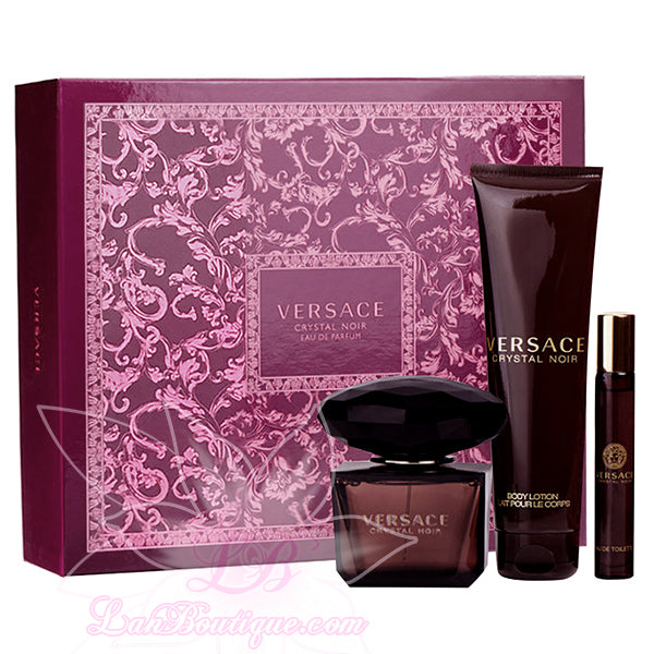 Crystal Noir by Versace - 3pcs giftset for women